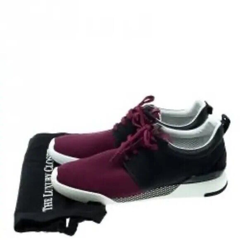 Louis Vuitton Tricolor Mesh The Damier Embossed Rubber Fastlane Sneaker Size:7.5 - Picture 4 of 4